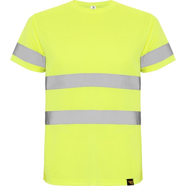 camiseta manga corta Delta/amarillo fluor
