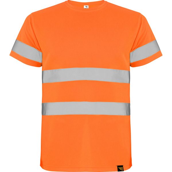 camiseta manga corta Delta/naranja fluor