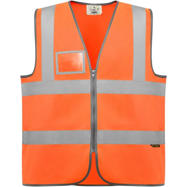 chaleco polux/naranja fluor