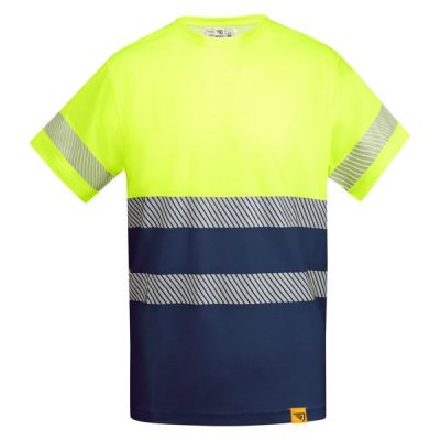 camiseta tauri/amarillo fluor/marino