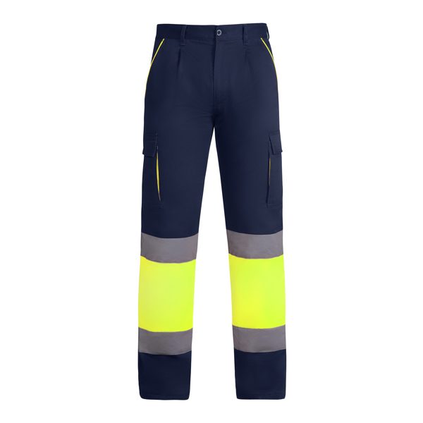 pantalon enix/marino/amarillo fluor