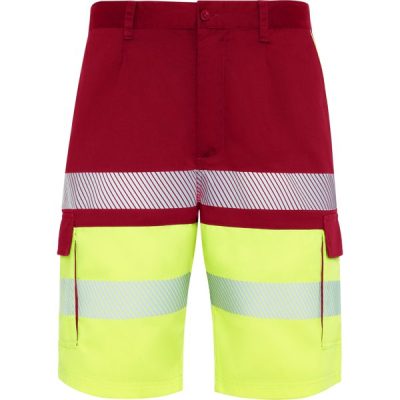 Bermuda Lada/Rojo laboral /Amarillo Fluor