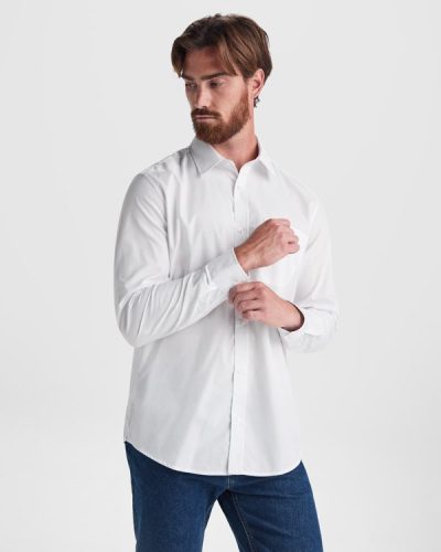 camisa AIFOS L/S/blanca