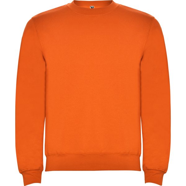 sudadera clasica/naranja