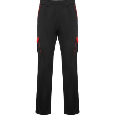 pantalon largo trooper/negro/rojo