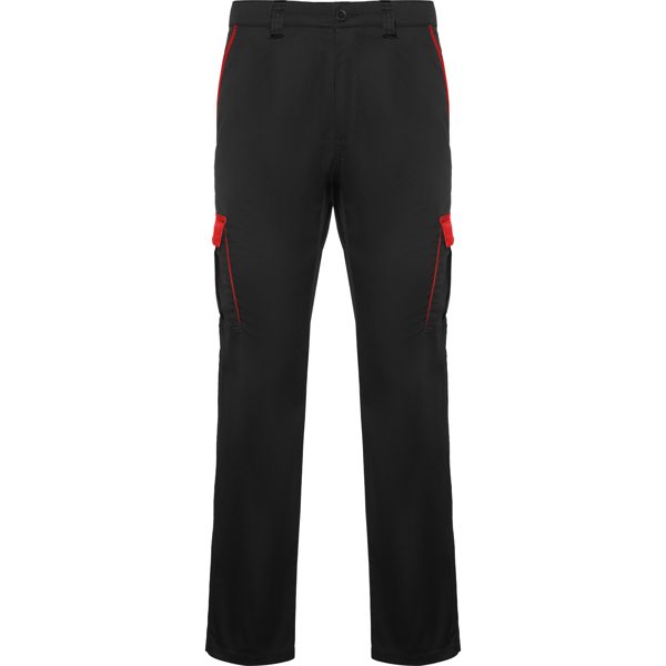 pantalon largo trooper/negro/rojo